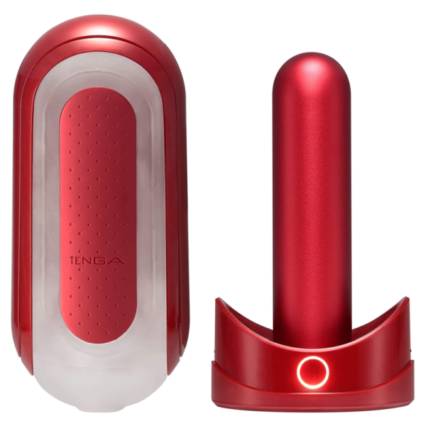 TENGA - FLIP 0 ZERO ROUGE AVEC CHAUFFAGE – Image 2