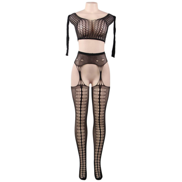 QUEEN LINGERIE - BODYSTOCKING HAUT MANCHES LONGUES S/L – Image 4