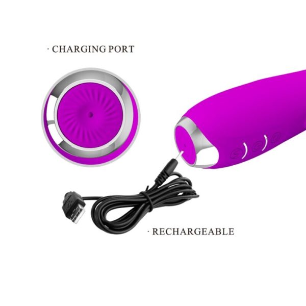 PRETTY LOVE - VIBRATEUR MOLLY AVEC ROTATION RECHARGEABLE – Image 4