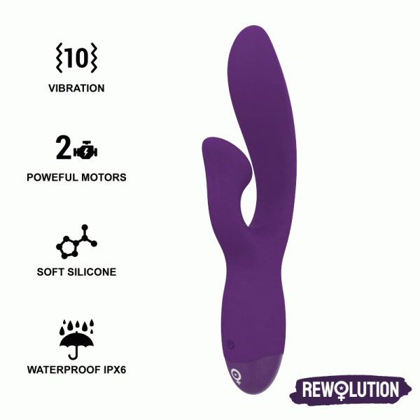 REWOLUTION - REWOFUN VIBRATEUR FLEXIBLE AVEC LAPIN