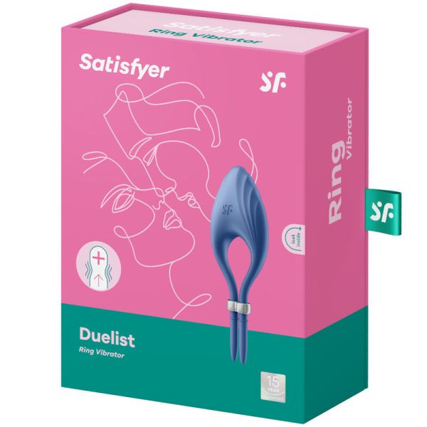 SATISFYER DUELIST ANILLO VIBRADOR - GRIS – Image 4