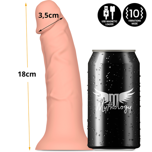 MYTHOLOGY - ASHER ORIGINAL DILDO S - VIBRATEUR COMPATIBLE AVEC LA TECHNOLOGIE SANS FIL WATCHME – Image 5