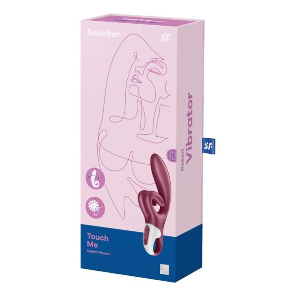 SATISFYER TOUCH ME RABBIT VIBRATION - RED – Image 5