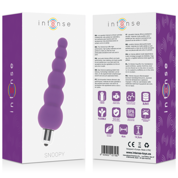 INTENSE - SNOOPY 7 VITESSES SILICONE LILAS – Image 4