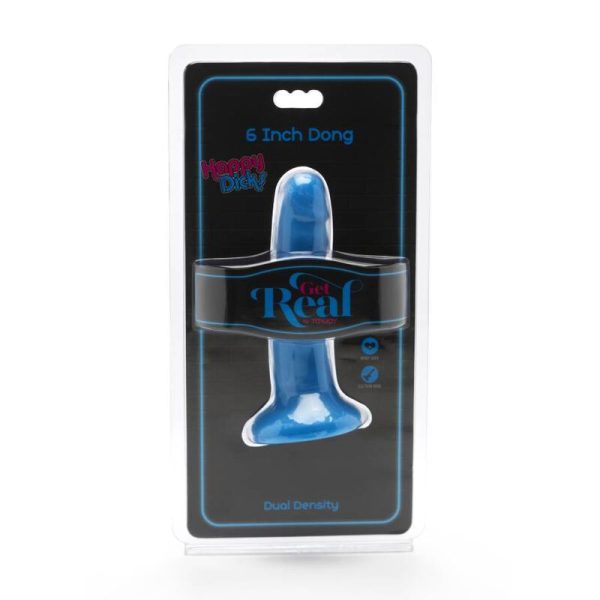 GET REAL - HAPPY DICKS DONG 12 CM BLEU – Image 2