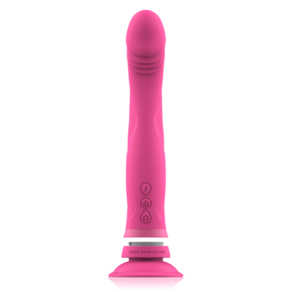 INTENSE - GODE VIBRATEUR EN SILICONE ROSE MICHELANGELO – Image 4