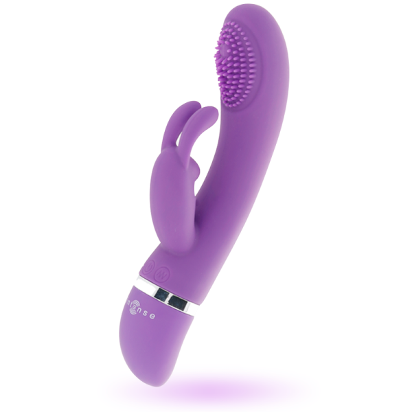 INTENSE - VIBRATEUR OSCILLANT SUSY SILICON RABBIT LILAS – Image 2