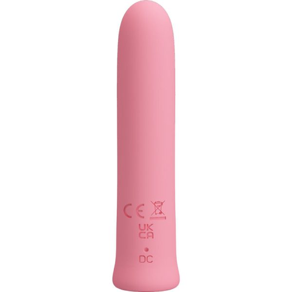 PRETTY LOVE - VIBRATEUR CURTIS MINI SUPER POWER 12 VIBRATIONS EN SILICONE ROSE – Image 3