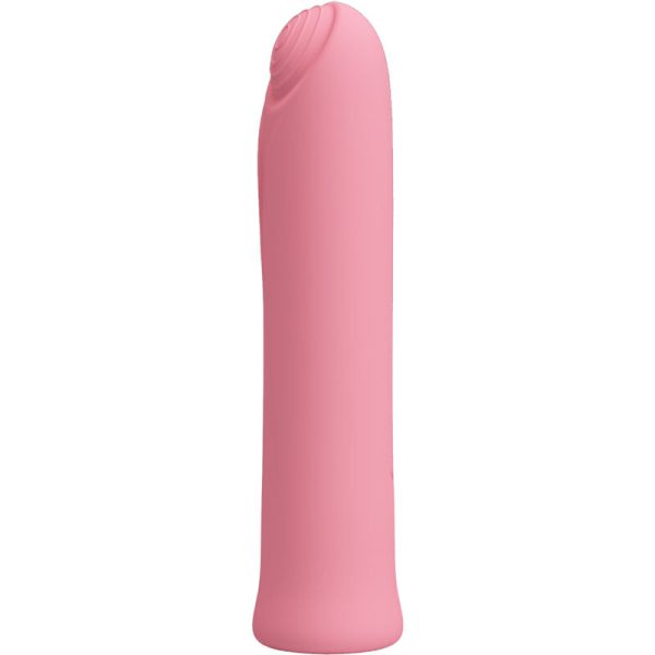 PRETTY LOVE - VIBRATEUR CURTIS MINI SUPER POWER 12 VIBRATIONS EN SILICONE ROSE – Image 2