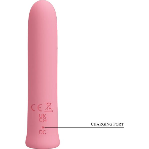 PRETTY LOVE - VIBRATEUR CURTIS MINI SUPER POWER 12 VIBRATIONS EN SILICONE ROSE – Image 4