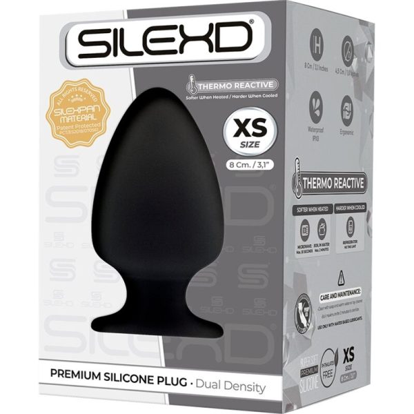 SILEXD - PLUG ANAL MODÈLE 1 PREMIUM SILEXPAN SILICONE PREMIUM THERMOREACTIF TAILLE XS – Image 2