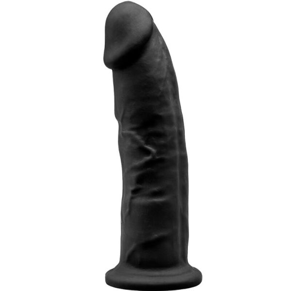 SILEXD - MODÈLE 2 PÉNIS RÉALISTE PREMIUM SILEXPAN SILICONE NOIR 23 CM