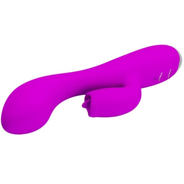 PRETTY LOVE - VIBRATEUR LAPIN RECHARGEABLE GLORIA IMPERMÉABLE VIOLET – Image 3