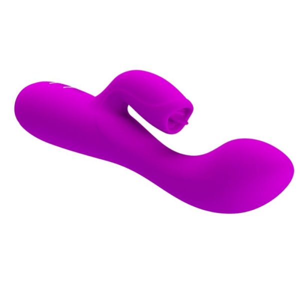 PRETTY LOVE - VIBRATEUR LAPIN RECHARGEABLE GLORIA IMPERMÉABLE VIOLET – Image 4