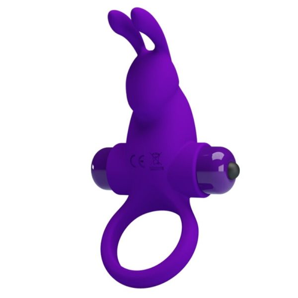 PRETTY LOVE - ANNEAU VIBRATEUR I RABBIT POUR PÉNIS VIOLET – Image 3