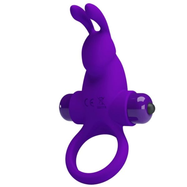 PRETTY LOVE - ANNEAU VIBRATEUR I RABBIT POUR PÉNIS VIOLET – Image 2