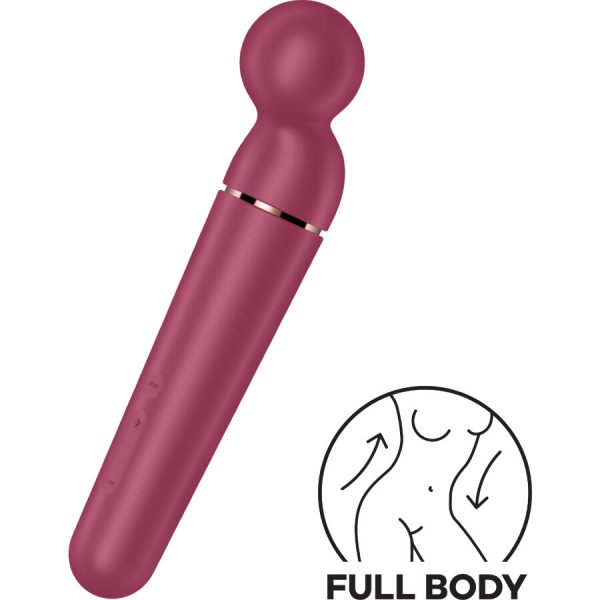 SATISFYER - PLANET WAND-ER MASAJEADOR VIBRADOR BERRY – Image 5