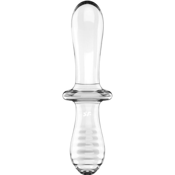 SATISFYER - GODE DOUBLE CRISTAL TRANSPARENT – Image 3