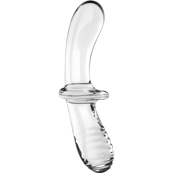 SATISFYER - GODE DOUBLE CRISTAL TRANSPARENT – Image 2