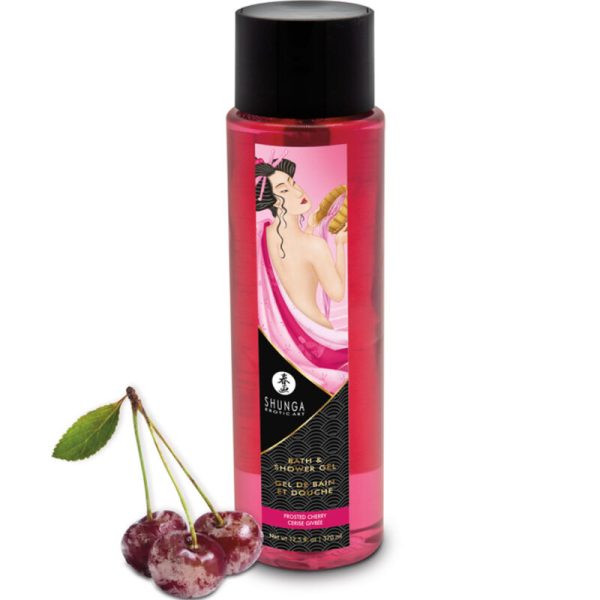 SHUNGA - GEL BAIN  DOUCHE CERISE GIVRÉE 370 ML