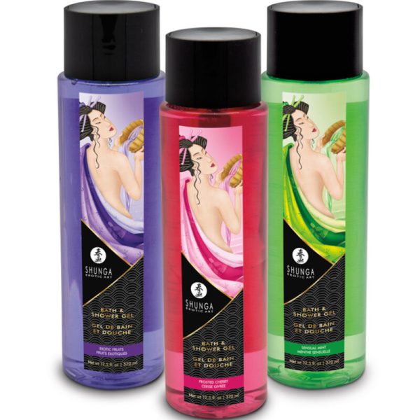 SHUNGA - GEL BAIN  DOUCHE CERISE GIVRÉE 370 ML – Image 2