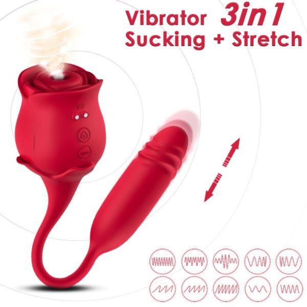 ARMONY - ROSEKNIGTH LICKING VIBRANT CLITO  VIBRATEUR ROUGE – Image 2