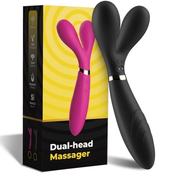 ARMONY - Y-WAND MASSAGE  VIBRATEUR DOUBLE TÊTE NOIR – Image 5