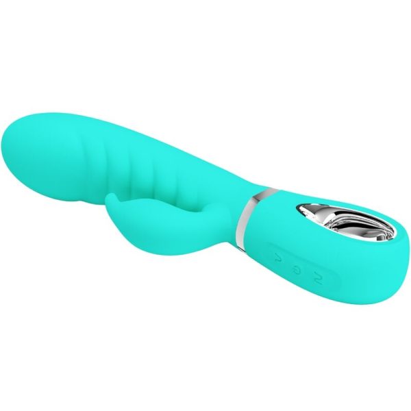 PRETTY LOVE - VIBRATEUR MULTIFONCTION G-SPOT PRESCOTT VERT AQUA – Image 3