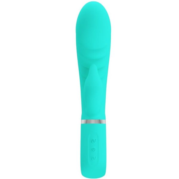 PRETTY LOVE - VIBRATEUR MULTIFONCTION G-SPOT PRESCOTT VERT AQUA – Image 2