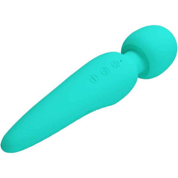 PRETTY LOVE - MASSEUR MEREDITH 12 MODES DE VIBRATION VERT AQUA – Image 2