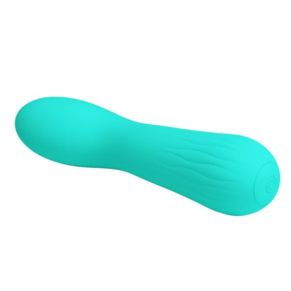 PRETTY LOVE - VIBRATEUR RECHARGEABLE FAUN VERT AQUA – Image 4