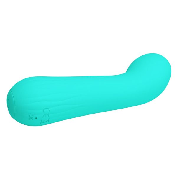 PRETTY LOVE - VIBRATEUR RECHARGEABLE FAUN VERT AQUA – Image 3