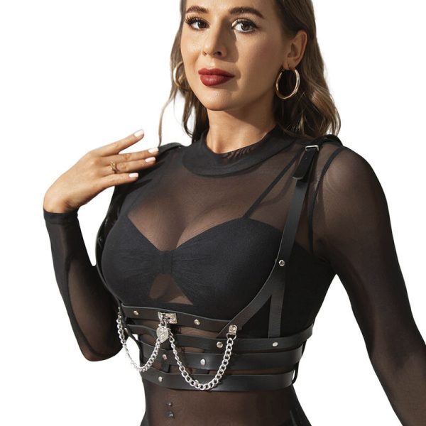 SUBBLIME - HARNAIS CORSET AVEC CHAÎNE DÉTAIL TAILLE UNIQUE – Image 2