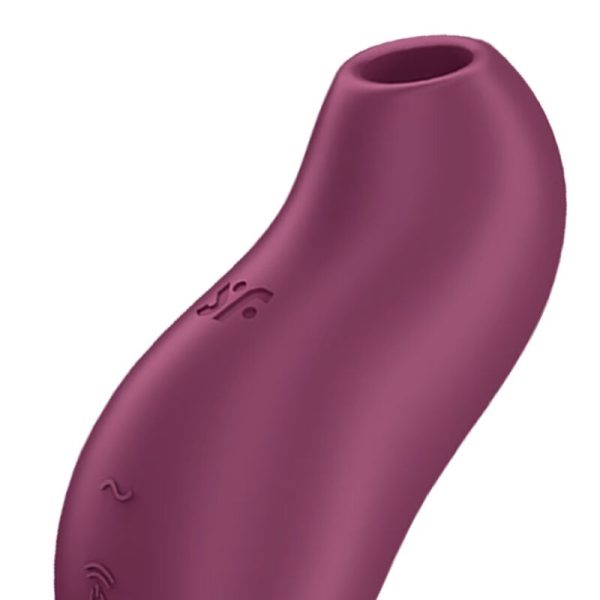 SATISFYER - POCKET PRO 1 STIMULATEUR DE CLITORIS GRENAT – Image 2