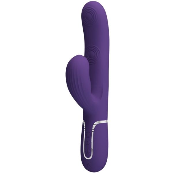 PRETTY LOVE - PERLITA VIBRATEUR G-SPOT 3 EN 1 MULTIFONCTION VIOLET – Image 2