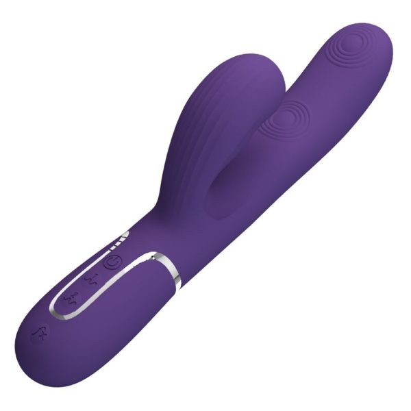 PRETTY LOVE - PERLITA VIBRATEUR G-SPOT 3 EN 1 MULTIFONCTION VIOLET – Image 4