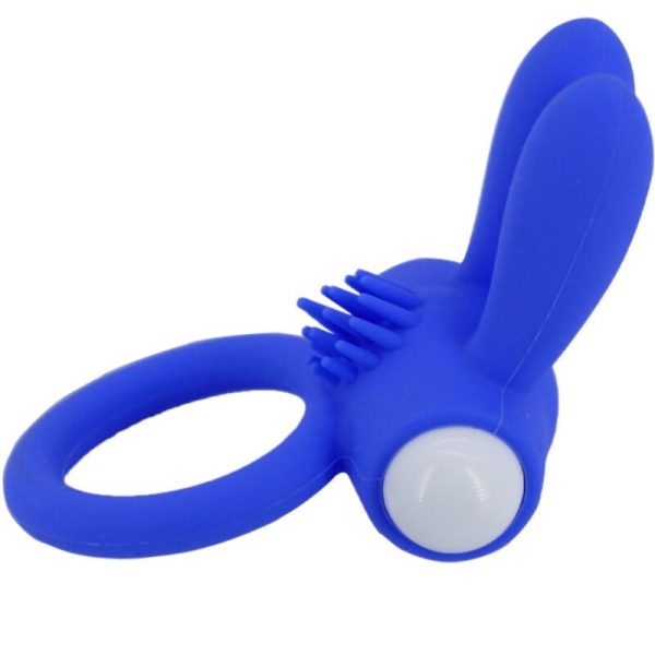 ARMONY - MR BUNNY ANNEAU VIBRATEUR SILICONE BLEU – Image 4