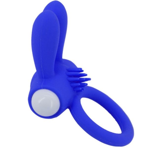 ARMONY - MR BUNNY ANNEAU VIBRATEUR SILICONE BLEU – Image 3