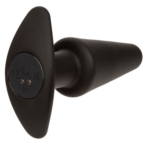 CALEXOTICS - ROCK BOTTOM TAPERED ANAL PLUG 10 VIBRATIONS SILICONE NOIR – Image 5