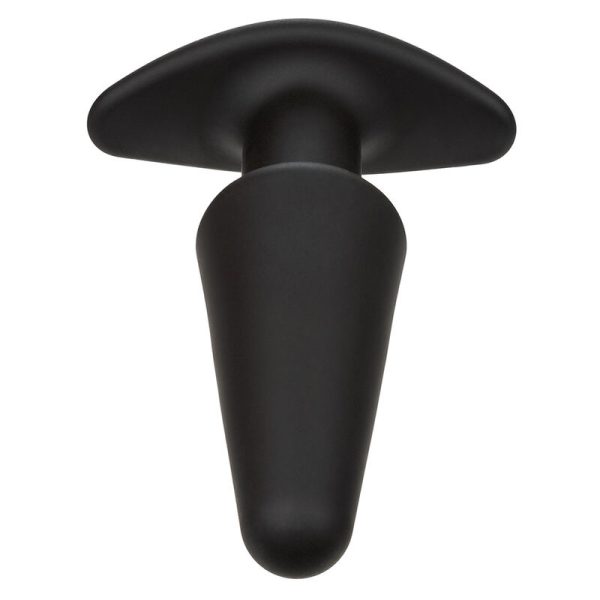 CALEXOTICS - ROCK BOTTOM TAPERED ANAL PLUG 10 VIBRATIONS SILICONE NOIR – Image 4