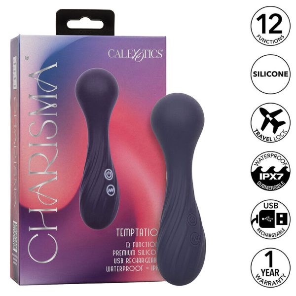 CALEXOTICS - CHARISMA TEMPTATION MASSEUR 12 FONCTIONS VIOLET