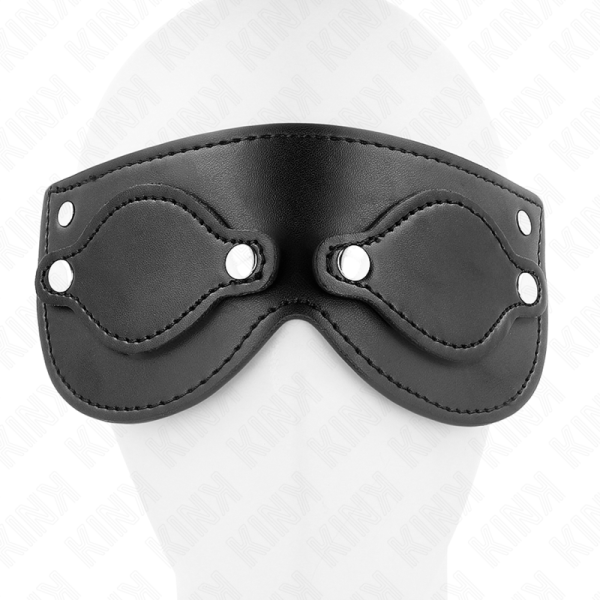 KINK - MASQUE EN CUIRETTE AVEC CACHE-YEUX DÉTACHABLES 22 x 9 CM – Image 4