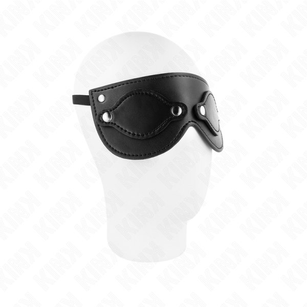 KINK - MASQUE EN CUIRETTE AVEC CACHE-YEUX DÉTACHABLES 22 x 9 CM – Image 3