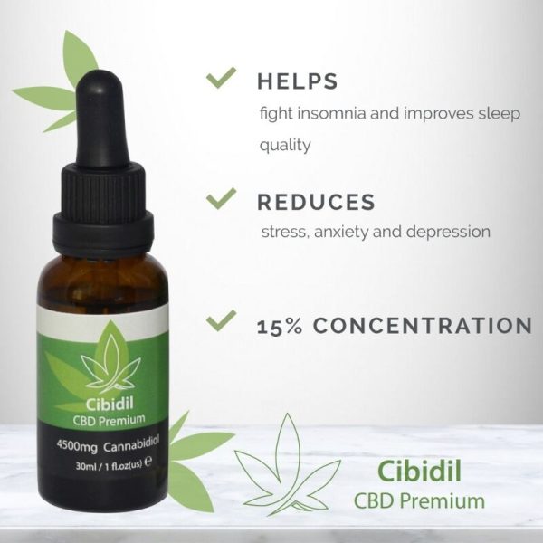 500 COSMETICS - CIBIDIL HUILE DE CBD RELAXANTE 15 % 30 ML – Image 3