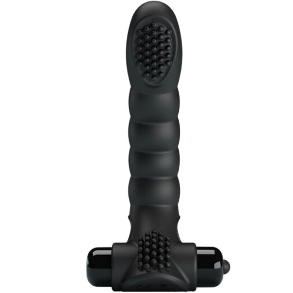 PRETTY LOVE - VIBRATEUR DOIGT ALEXANDER 10 VIBRATIONS NOIR – Image 2