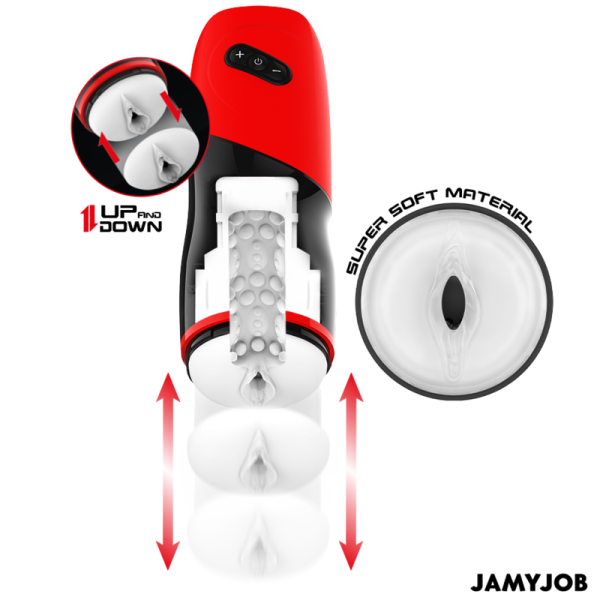 JAMYJOB - MASTURBATEUR VAGIN AUTOMATIQUE XPEED 5 MODES DE POUSSÉE ET EFFET SONORE – Image 3