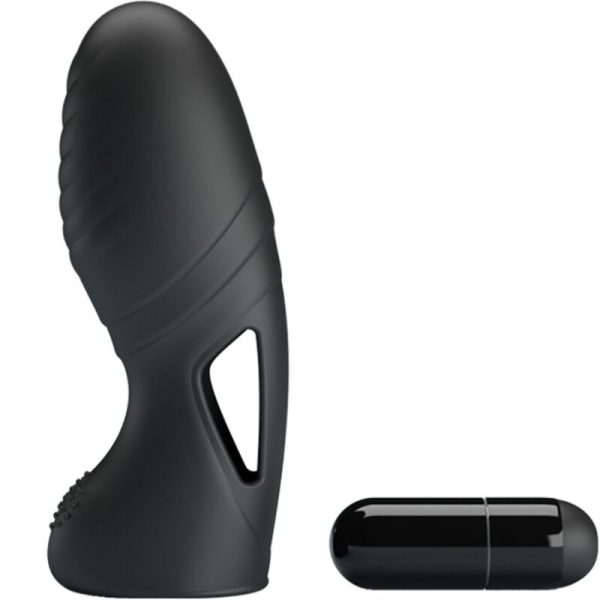 PRETTY LOVE - ALAN VIBRATEUR DE DOIGTS EN SILICONE NOIR – Image 4