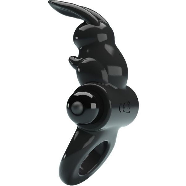 PRETTY LOVE - ANNEAU VIBRATEUR EXCITANT RABBIT 10 VIBRATIONS NOIR – Image 2