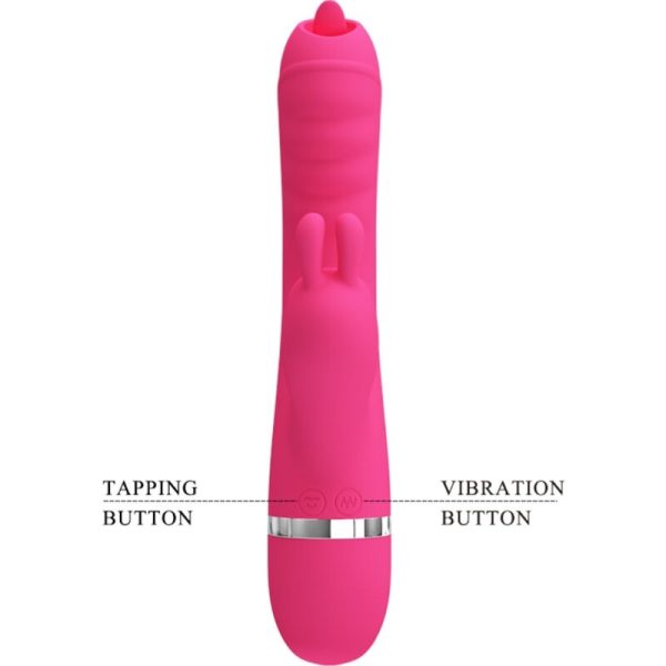 PRETTY LOVE - VIBRATEUR LAPIN MULTIFONCTION PHOENIX ROSE – Image 4