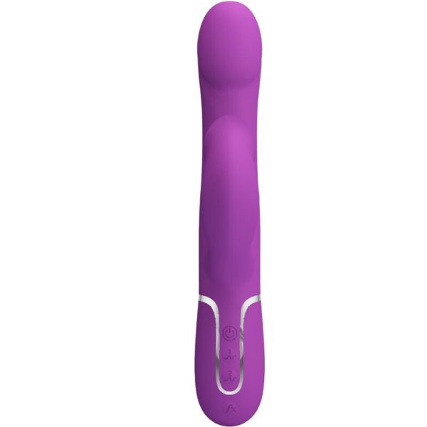 PRETTY LOVE - VIBRATEUR ET STIMULATEUR MULTIFONCTION 4 EN 1 VIOLET – Image 2